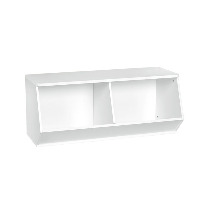 kidspace stackable angled toy organizer